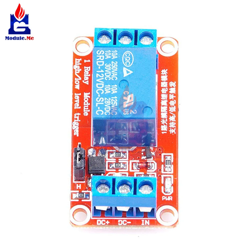 Один 1 канальный модуль релейного блока питания 12 В для Arduino|relay module|power moduleshield for