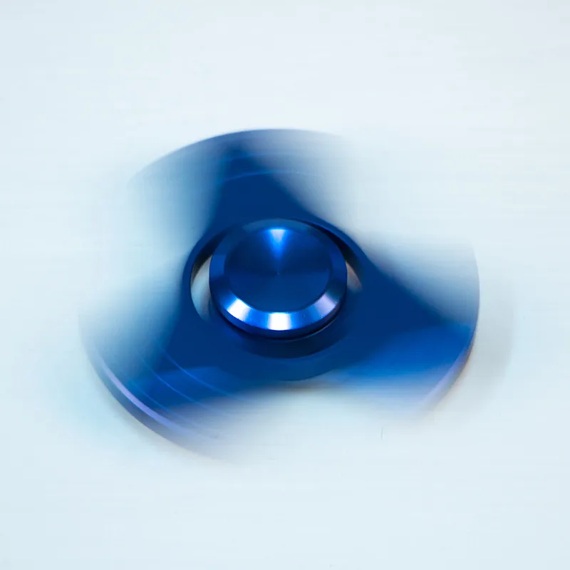 Новинка года, 5 цветов, EDC, Tri-Spinner, игрушки с рисунком, ручная двухсторонняя металлическая с шарниром, Спиннер и взрослые с синдромом СДВГ, детские развивающие игрушки
