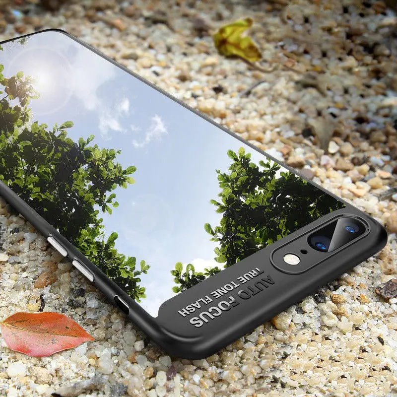 Роскошный тонкий прозрачный защитный чехол для iphone 8 7 6 6s Plus Hybrid PC + TPU бампер