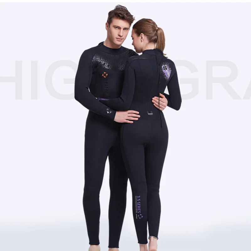 Неопреновые гидрокостюмы для дайвинга 3 мм мужской и женский купальник цельный