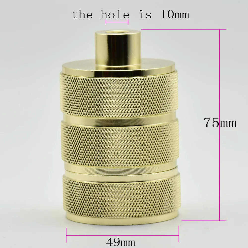 

E27 Aluminum Socket CE Lamp Bases Loft Screw Edison Bulb Socket Bakelite Inner Core Vintage Chandelier E27 Lamp Holder 1PC
