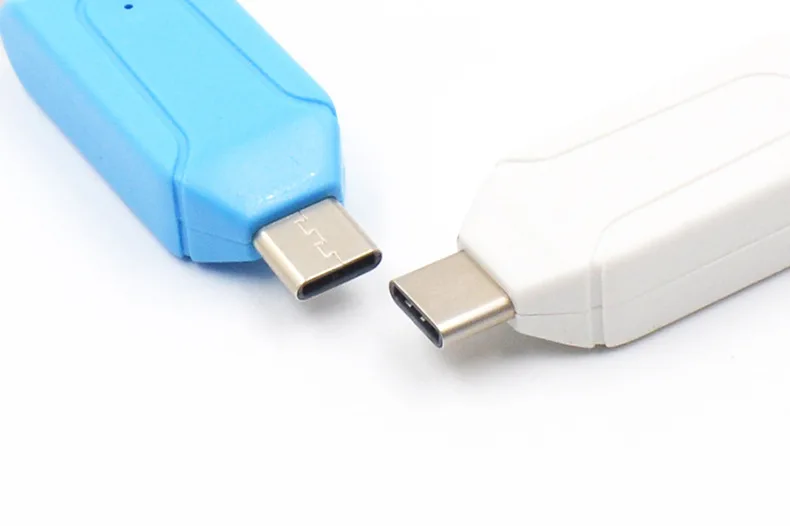 2 в 1 USB OTG кардридер Универсальный Тип C OTG TF/SD кардридер телефонный удлинитель-Переходник USB C OTG адаптер