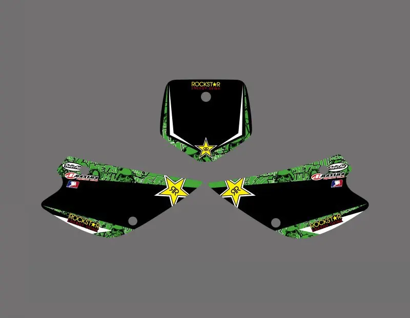 0474 команда графика и фоны наклейки Наклейка для Kawasaki KX80 KX 80 1994 1995 1996 1997
