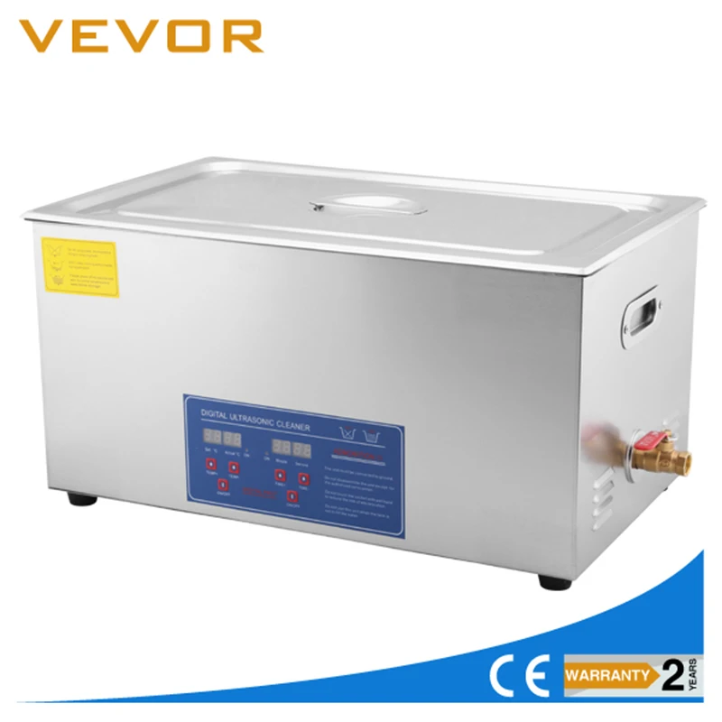 

High Performance 600W 30L Large Capacity Ultrasonic Cleaner Stainless Steel Cleaning Appliance with Mesh Basket
