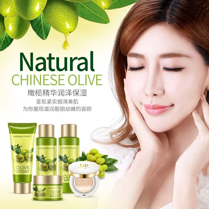 Набор для очищения лица OneSping оливковый увлажняющий из 5 предметов очистки пор |