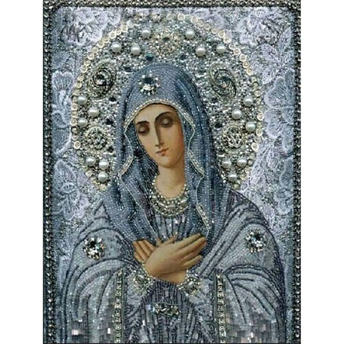 J-15 28x38cm Горячая Сделай Сам Алмазная вышивка крестиком 22 картина религиозная икона 5d алмазная вышивка мозаика Новогоднее украшение подарок - Цвет: J-15 28x38cm