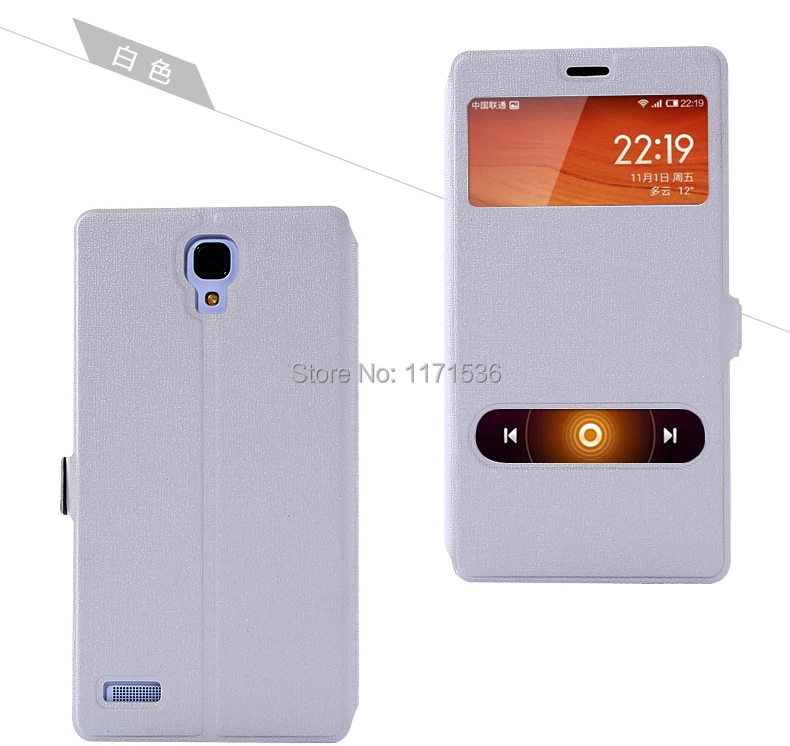 New Arrival Xiaomi Hongmi Note Case Red Rice Open-windows series Leather flip Cover case Free shipping+Free Screen Flim |