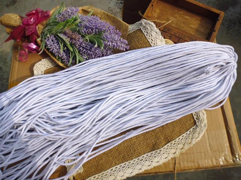 

(Dia2mm, L=80m) White Cotton pet tie for packing, cotton rope, compound rope, DIY Cotton cord Free shipping