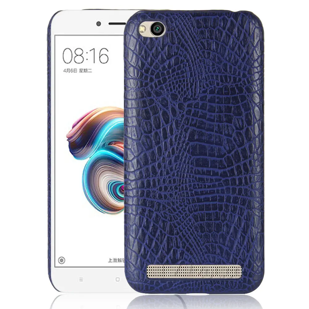Чехол из крокодиловой кожи для Xiaomi Redmi 5A Hongmi 5 A жесткий защитный чехол телефона