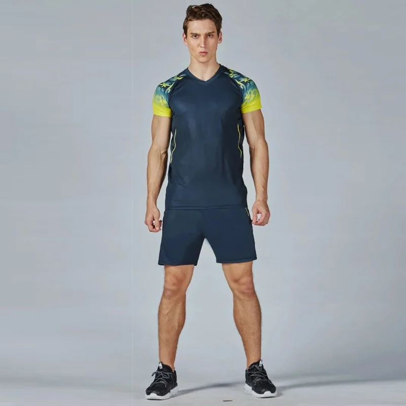 Men Dblue Спортивные мужские и женские майки для волейбола, Спортивная форма для волейбола, мужские спортивные футболки, форма для волейбола, форма для женщин - Цвет: Men Dblue