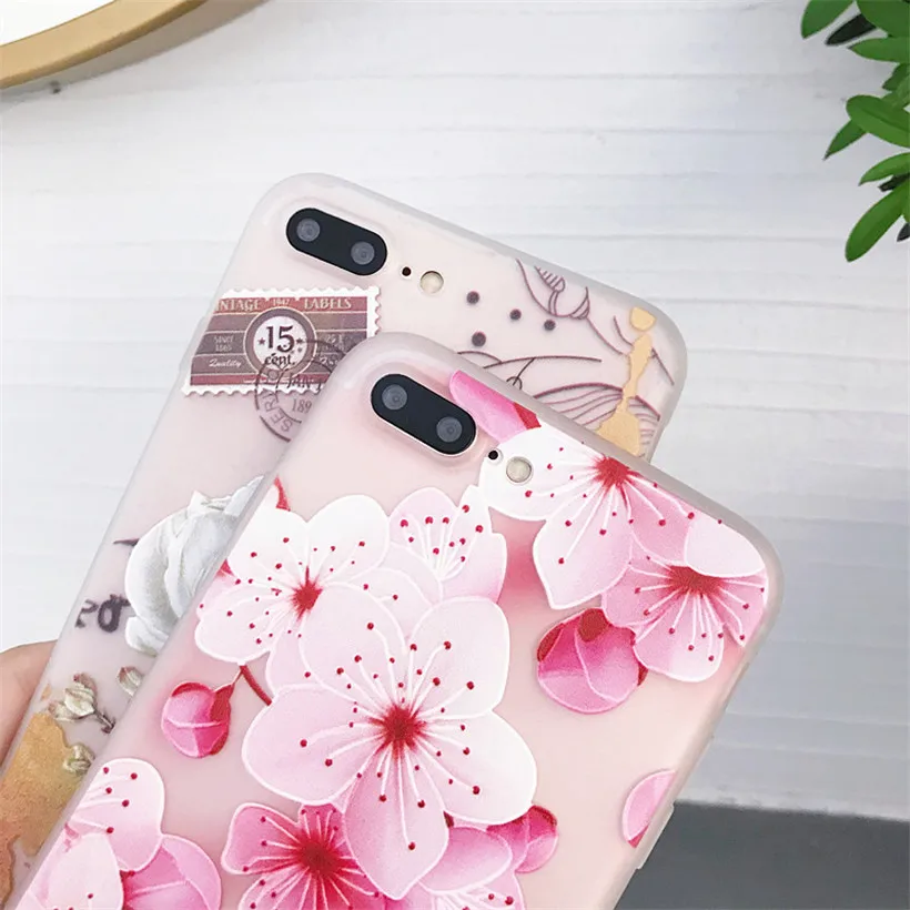 Чехол HEMASOLY Flower для Samsung Note 9 чехол Galaxy 8 силиконовый модный ретро мягкий из ТПУ с 3D