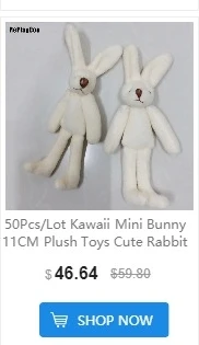2 шт./лот Kawaii Bunny 11 см мягкие плюшевые коричневые кролики детские игрушки Маленькая подвеска подарки на день рождения свадебные декорации вечеринок J00701