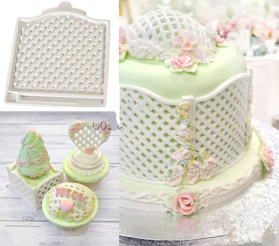 Трельяж корзина для забора силиконовая форма выпечки формы торта свадебные