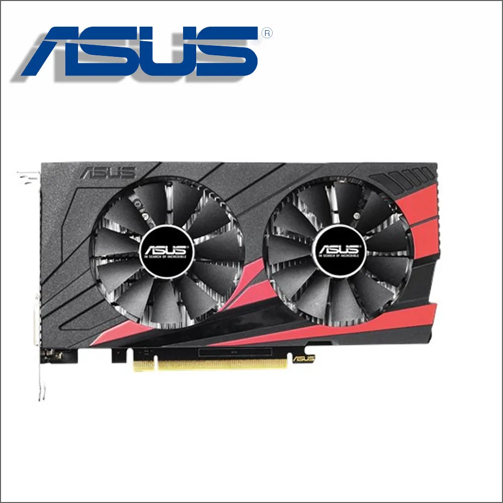 Б/у Видеокарта ASUS GTX 1050Ti 4 Гб 128 бит GDDR5 видеокарты для nVIDIA VGA карты Geforce GTX1050ti Hdmi Dvi игра 1050