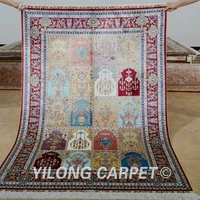 yilong 4x6 traditional turkish carpet four season vantage antique handmade rag rugs 0665