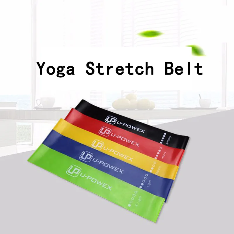 1 set 5 Colors Yoga Resistance Rubber Bands Indoor Outdoor Fitness Equipment Pilates Sport Training Workout Elastic Bands/ | Спорт и