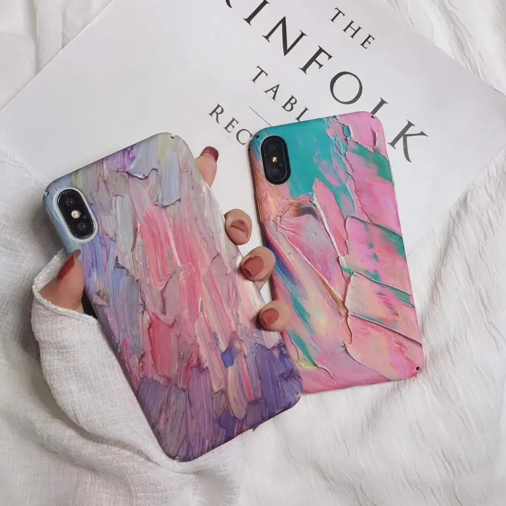 Чехлы с рисунком граффити для iPhone 7 6 6S Plus роскошный чехол I X 8 XR XS MAX милый тонкий