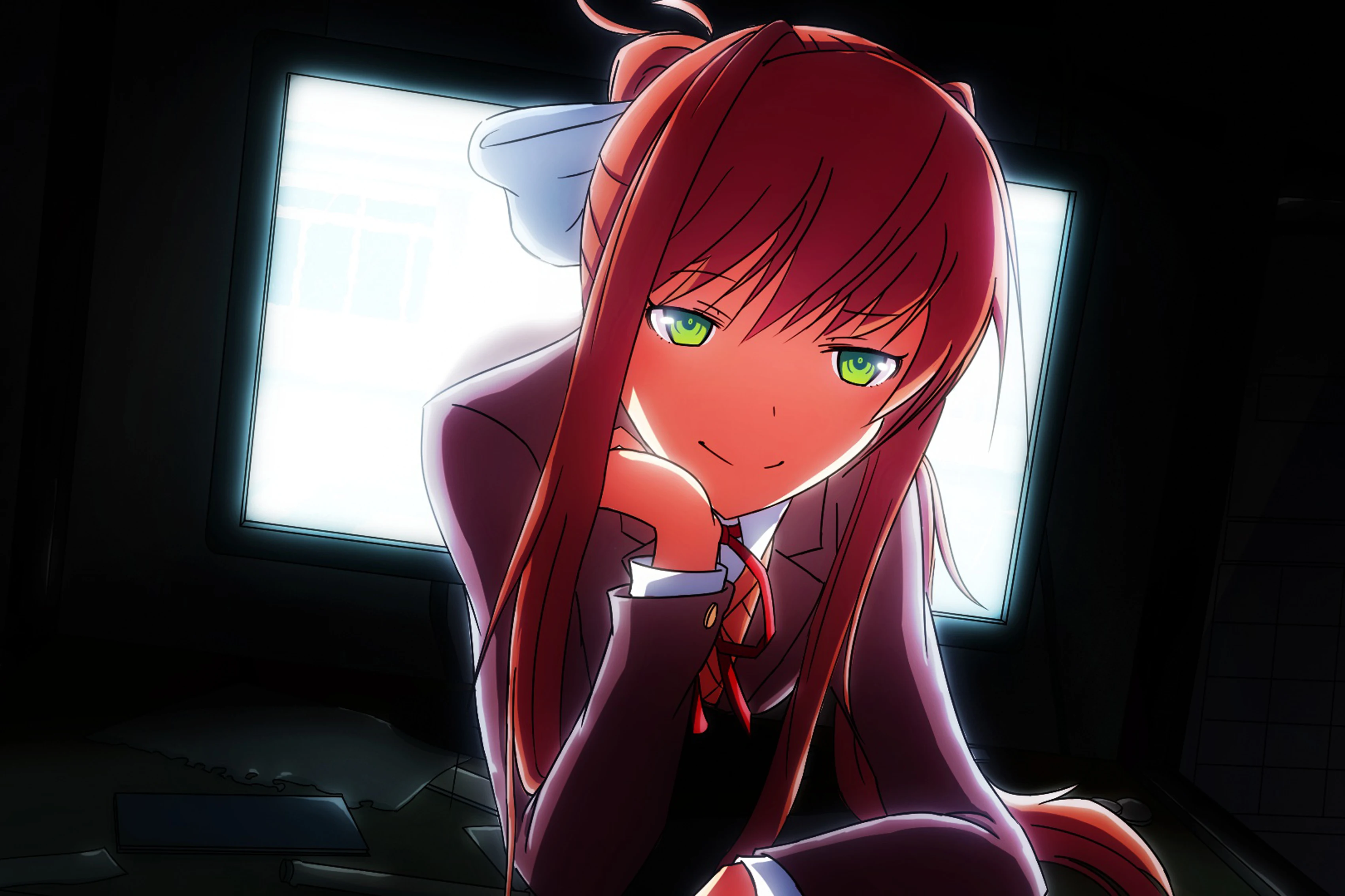 Украшение дома игра аниме девушка doki Литературный клуб шелковая ткань плакат печать DM190502