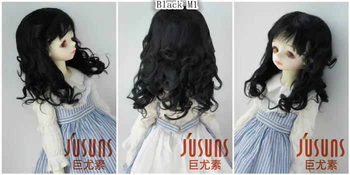 D20313 1/3 SD BJD мохеровые кукольные парики принцесса длинный курчавый BJD парик Размер 8-9 дюймов 9-10 дюймов аксессуары для кукол