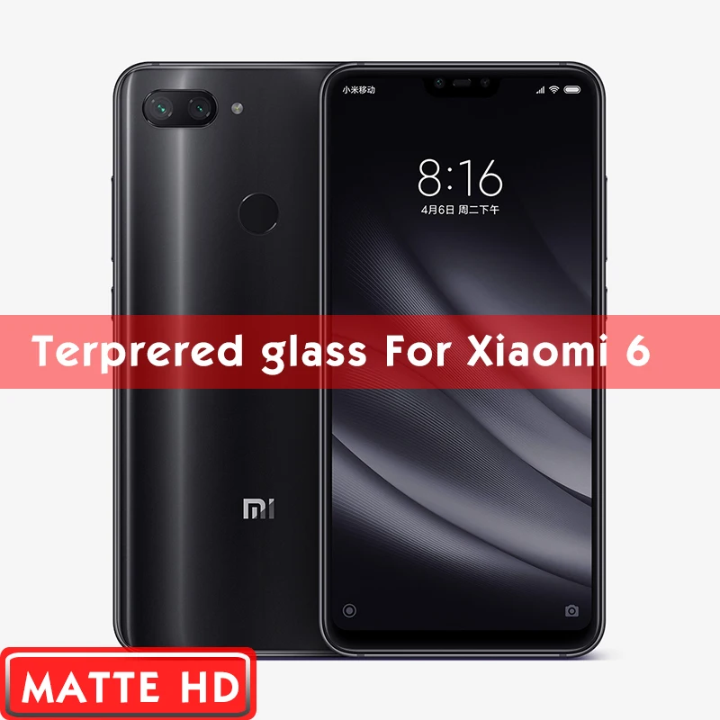 for xiaomi 6 Матовое закаленное стекло для xiaomi mi 6 8 9 SE lite mi x max 2 3 F1 Защита экрана для xiaomi 8lite mi x2s mi 9 6D закаленное стекло - Цвет: for xiaomi 6