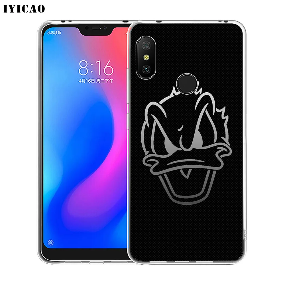 IYICAO Дональд Дак Мягкий силиконовый чехол для телефона Xiaomi Redmi 4A 5A 6A Note 7 6 5 Pro Plus 4X