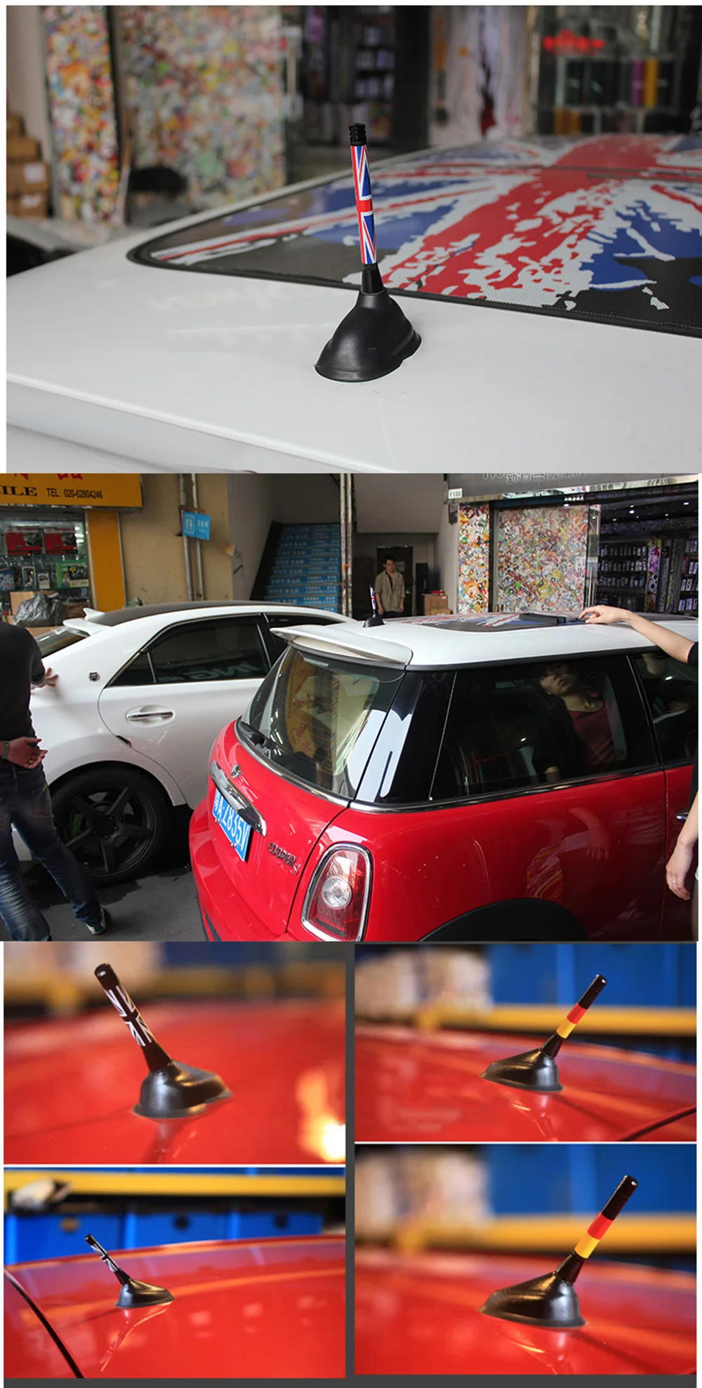 Юнион Джек Автомобильная крыша радио антенна fm антенна для Mini Cooper S JCW R55 R56 R57 R60 F55 F56 Clubman земляк аксессуары