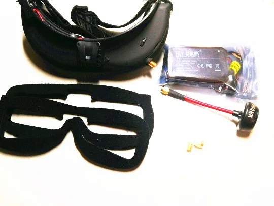 

Fatshark Attitude V3 FPV Video Goggles Glasses VGA 640 X 480 Support Interlaced 3D for RC Drone Quad Multirotor Models Parts