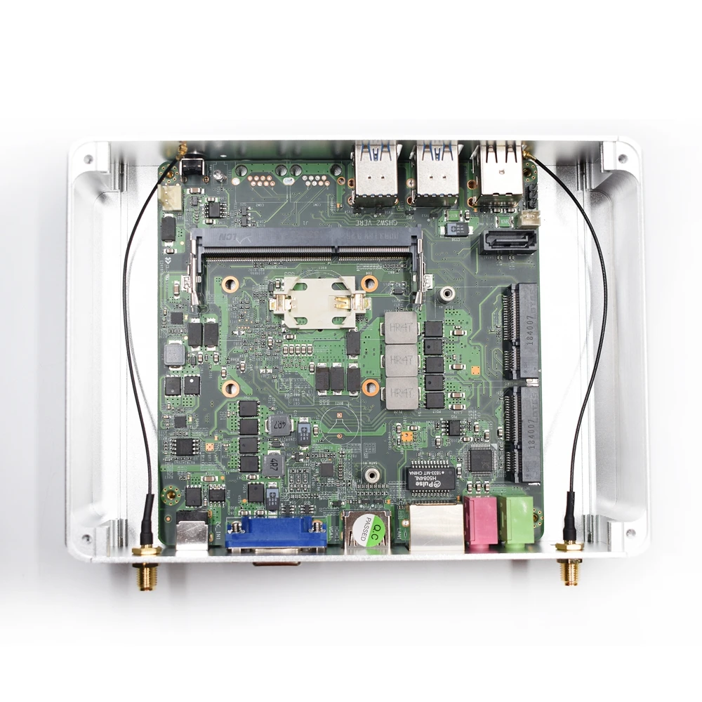 Мини ПК без вентилятора Windows 10 Pro Core i3 4010Y i7 4610Y i5 7200U 4500U Barebone HDMI VGA неттоп HTPC|Мини ПК| |