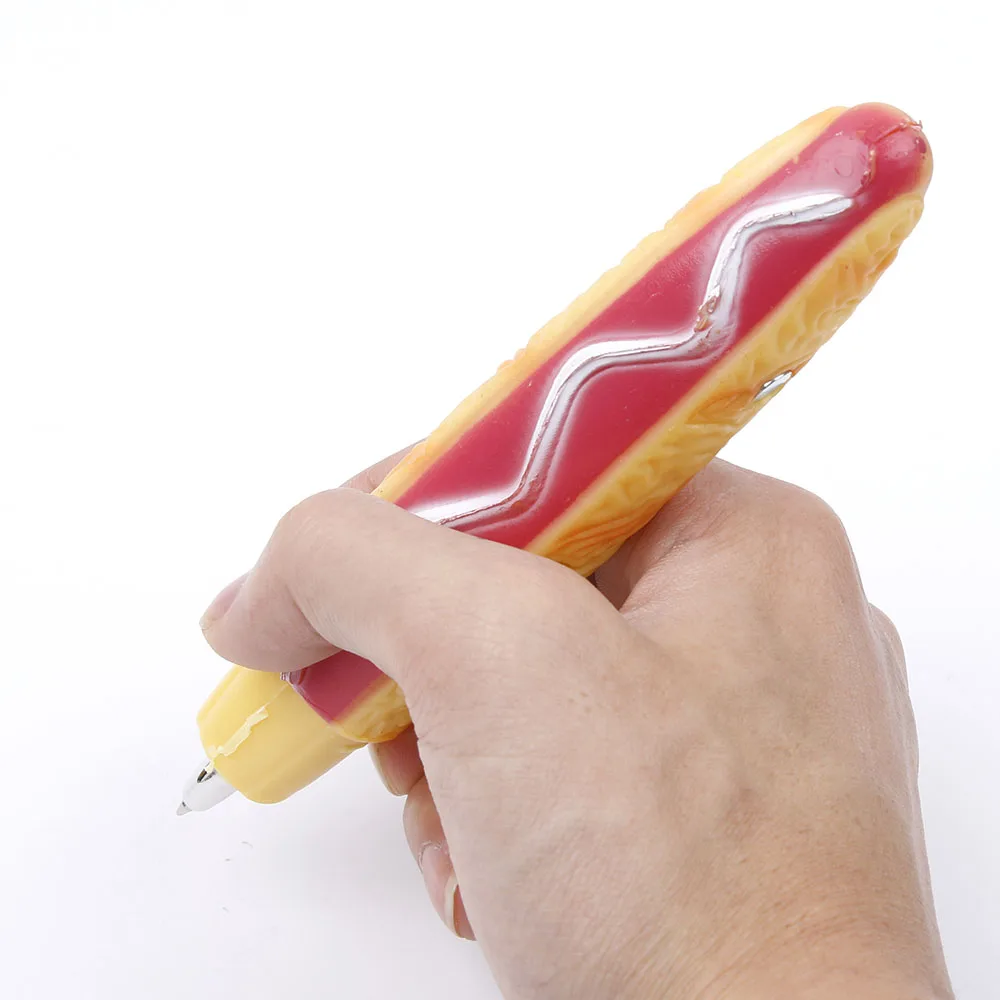 Забавный Пицца в шаре ручка Творческий имитационный хлеб шариковые ручки