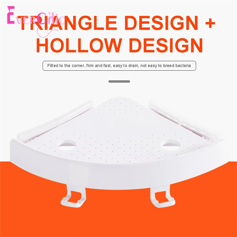 Самоклеящиеся угловые полки для ванной комнаты без сверления|Полки и держатели| |