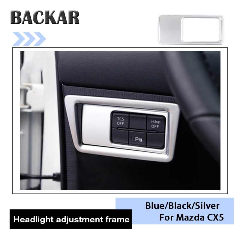 BACKAR автостайлинг Внутренняя регулировка фары рамки отделка защитные наклейки