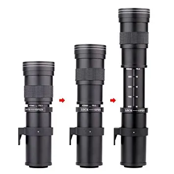 JINTU телеобъектив 420-1600 мм с 2X телеконвертером объектив для Canon EF-M M100 M10 M6 M5 M3 M2 EOS-M камера