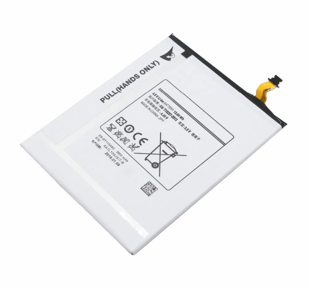 Новые 1x3600 мА/ч, EB-BT111ABE EB-BT116ABE Замена Батарея для samsung Galaxy Tab Tablet 3 Lite 7,0 3g T115 T116 T110 T111