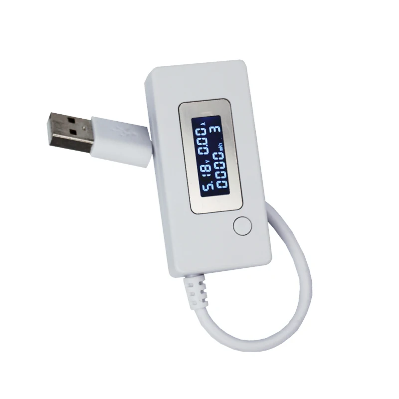 ЖК-дисплей USB батарея Емкость Напряжение Ток Тестер Метр мобильное зарядное устройство USB детектор скидка 20