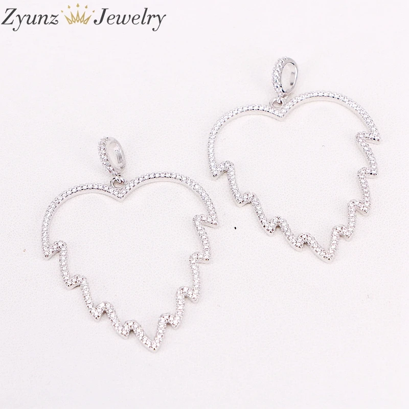 5 Strands ZYZ303-8083 Micro Pave CZ Stones Copper Metal Hollow Maple Leaf Pendant Jewelry Handmade Necklace | Украшения и