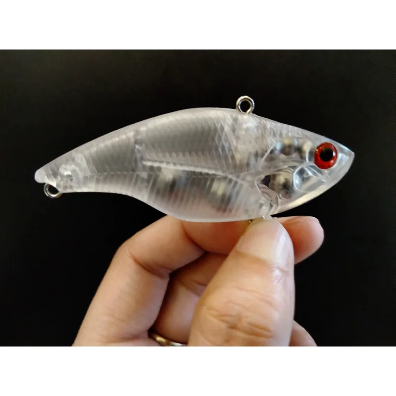 GYFISHING 20 шт. Неокрашенная Рыбалка Lipless VIB с быстрым погружением заготовки жесткие приманки ловушки приманки тело