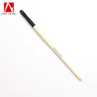 Профессиональная длинная деревянная ручка, мягкая щетка для подводки глаз с маленькими веслами