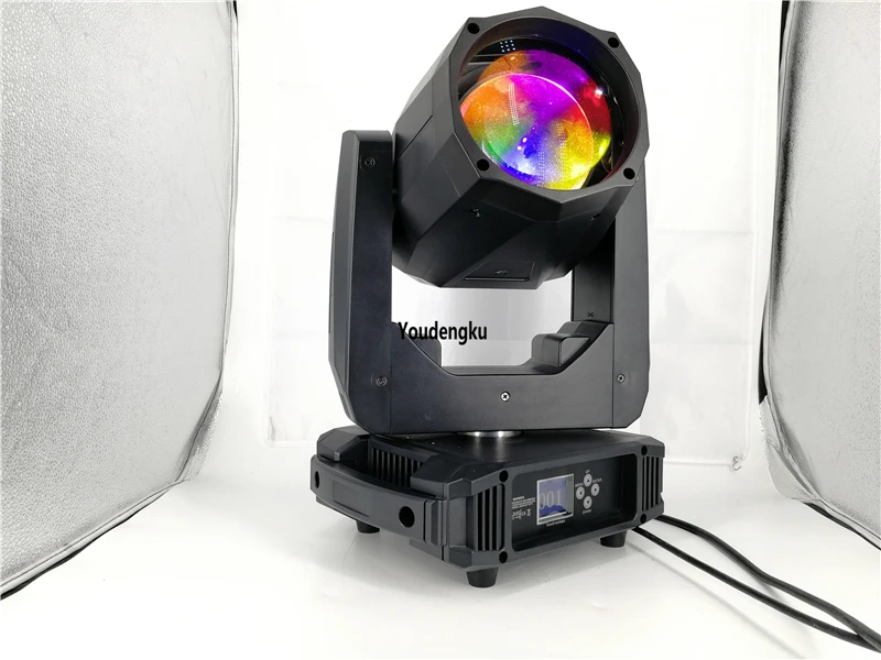 2 призмы колеса супер движущаяся головка светодиодный луч 80 Вт led RGBW Подвижная