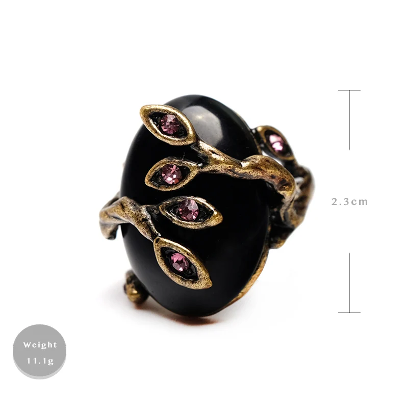 Бутик аморта винтажное асимметричное черное кольцо|brand ring|class ringdesigner ring |
