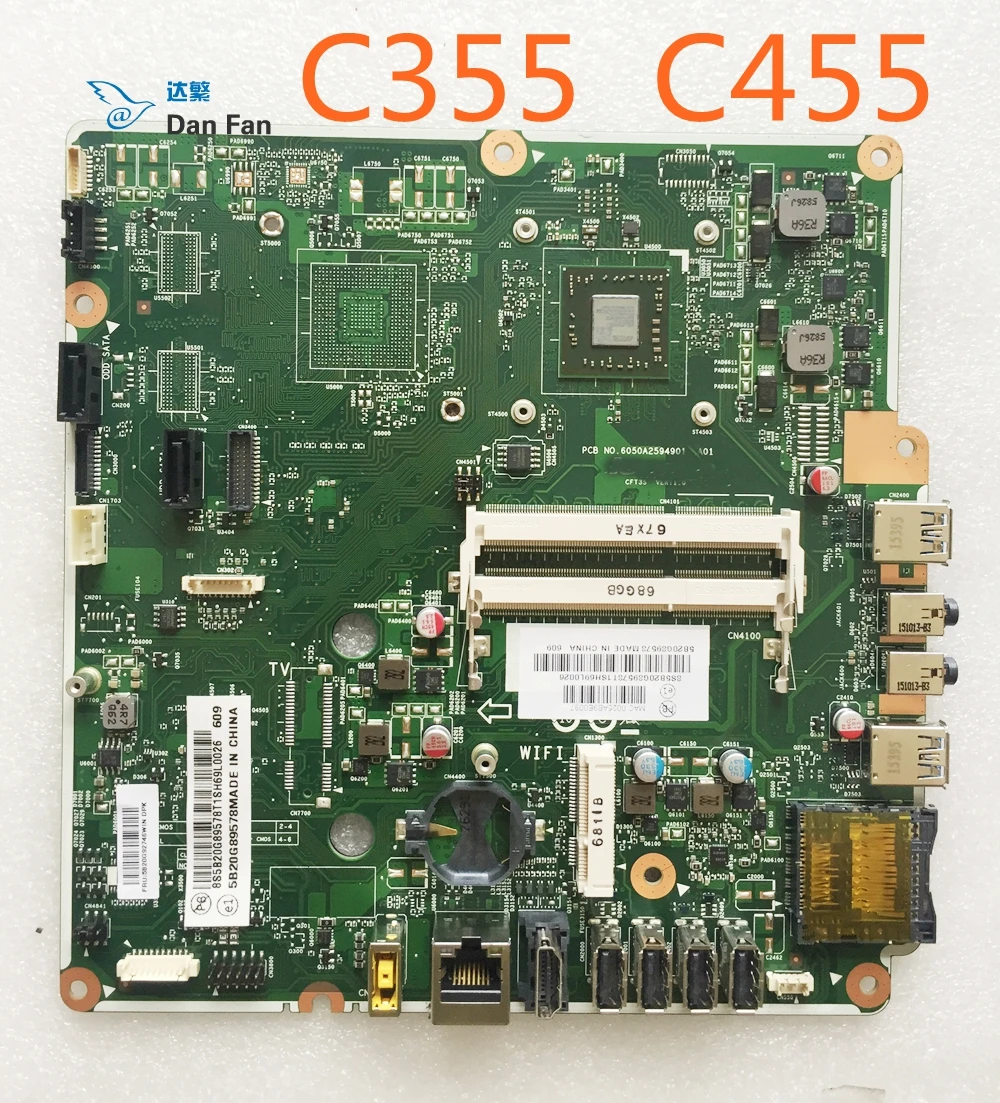 Для Lenovo C355 C455 AIO материнская плата CFT3S 100% протестированная полностью Рабочая|aio