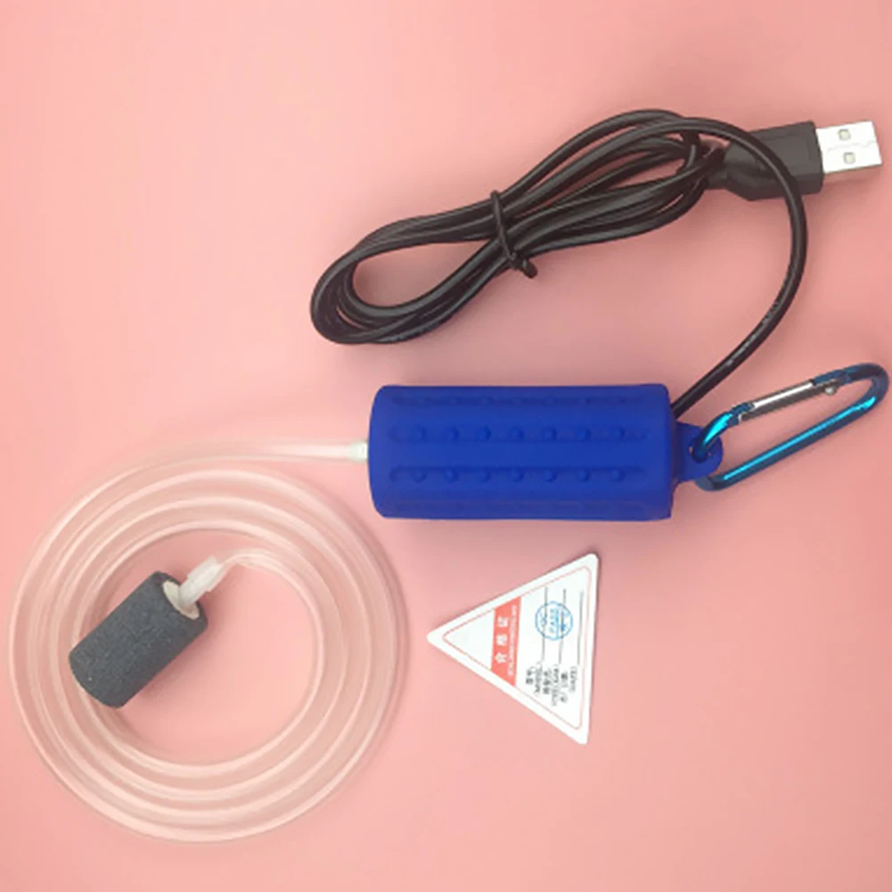 Новинка Лидер продаж миниатюрный аквариум с USB кислорода воздушный насос
