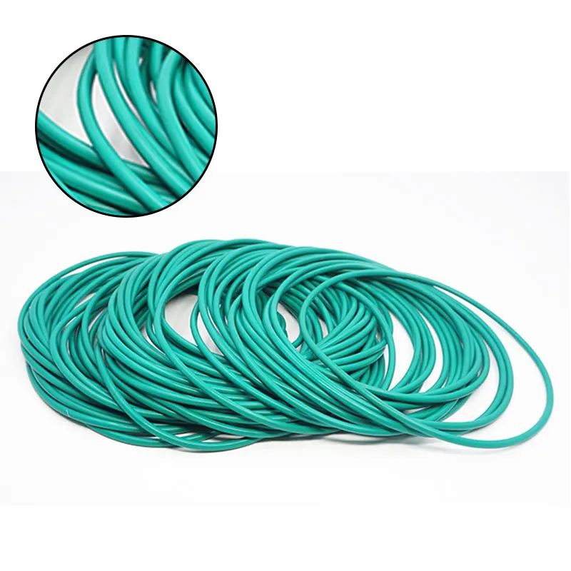 Уплотнительное кольцо для фторсодержащей резины зеленое FKM уплотнительное