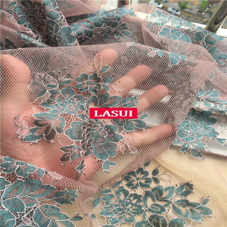 LASUI 1,5 м* 1,5 м = 1 шт. Многоцветный полый шнур кружево с ресничками Ткань Мягкое французское кружево для diy свадебное платье аксессуары C0193