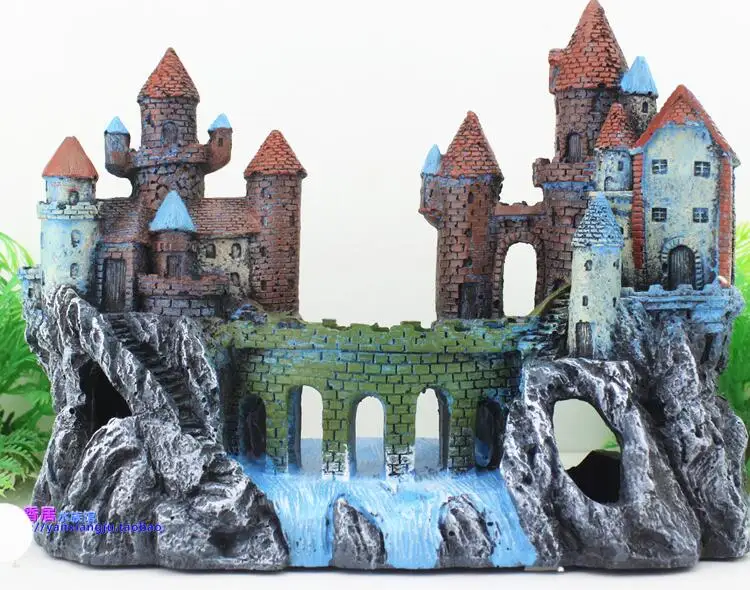 Бесплатная доставка аквариумное украшение аквариумный модный большой