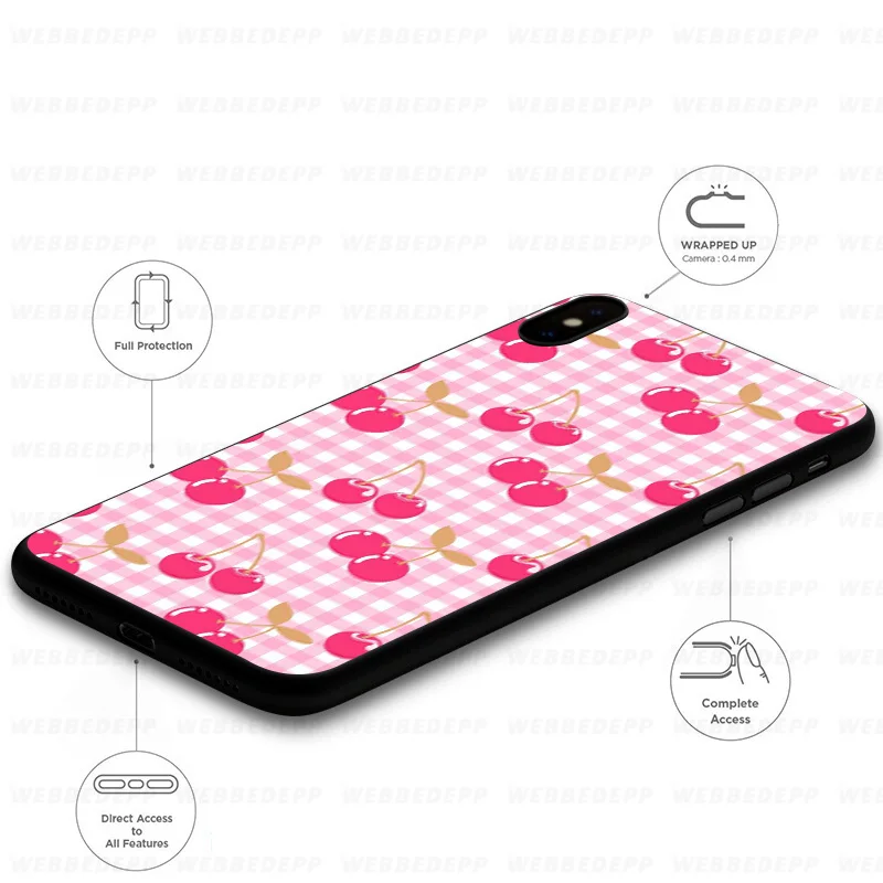 WEBBEDEPP Lovely fruit cherry Soft Case for Xiaomi Mi 9T 9 8 SE 6 A1 A2 A3 Lite MiA1 MiA2 MiA3 F1 MAX 3 Mi8 CC9E CC9 |