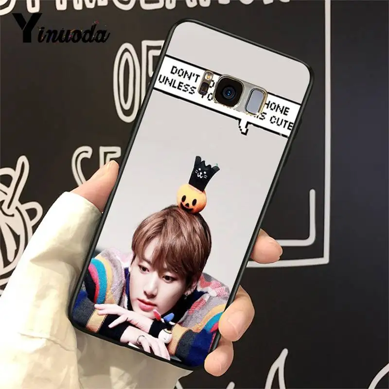 Чехол Yinuoda для Galaxy S9 Korea Star't Touch Me окрашенный чехол смартфона Samsung S8 plus plus|Бамперы|