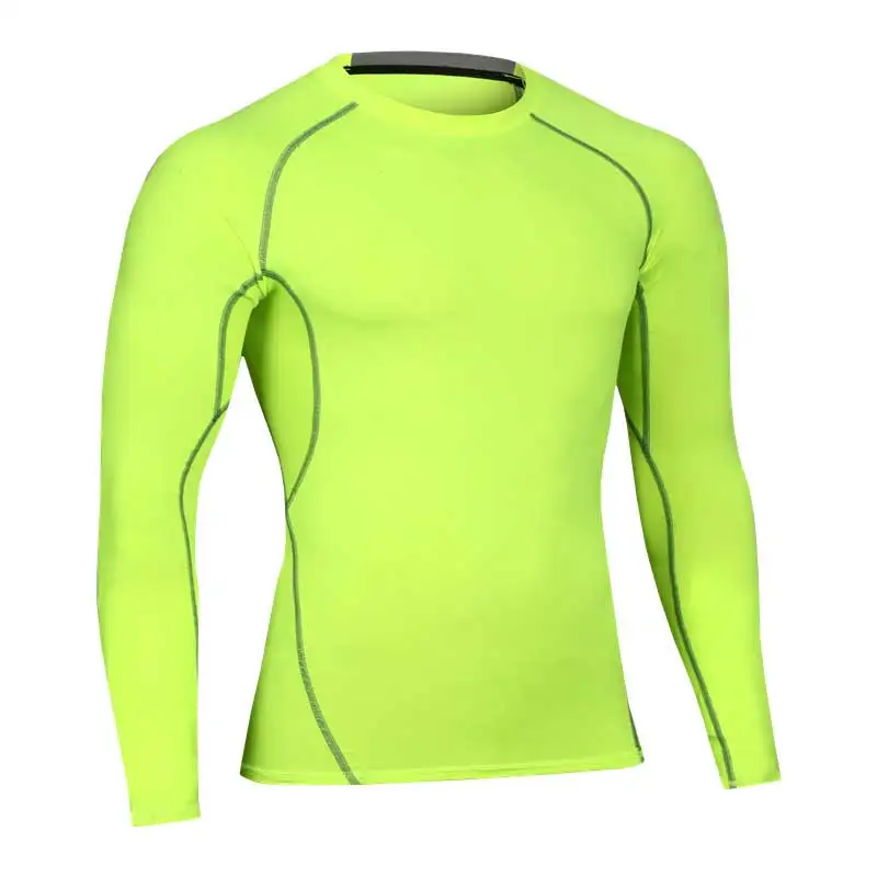 Мужская спортивная брендовая быстросохнущая длинная футболка майка Yogaing одежда