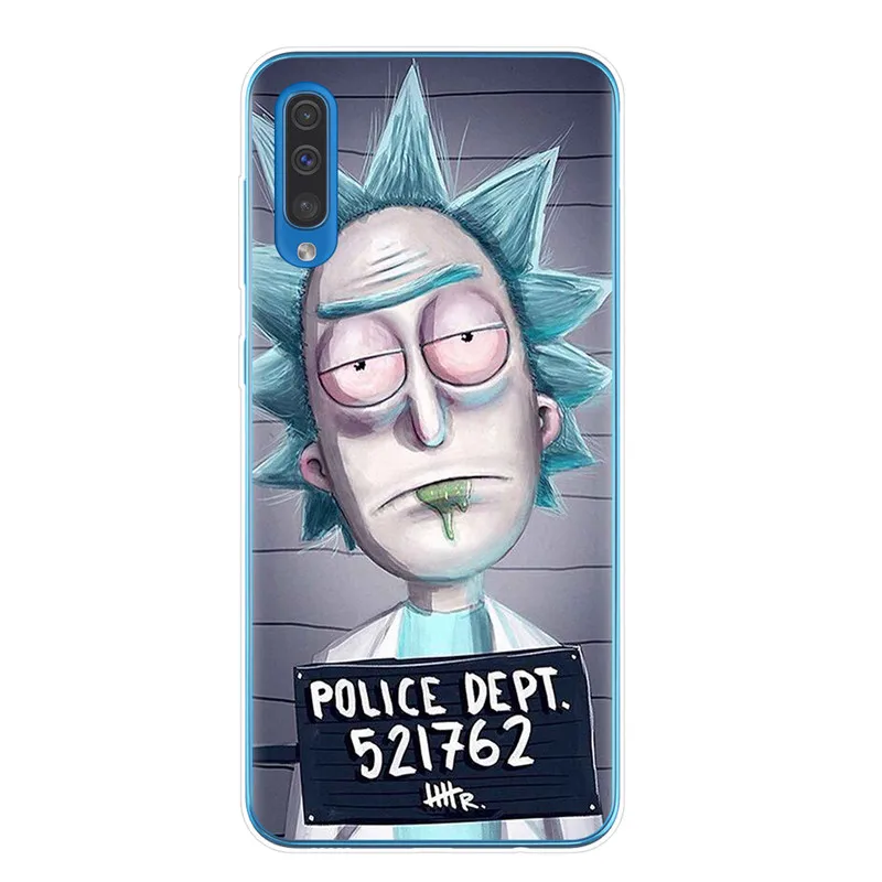 T6363 Cartoon Rick And Morty Soft TPU Case For Samsung J3 J5 J7 A7 A9 A6 A8 J4 J6 Plus A10 A20 A30 A40 A50 A70 Cover - Цвет: T6363