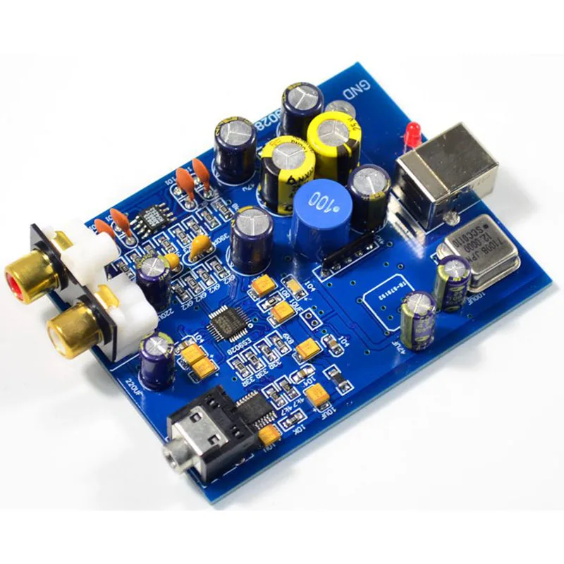 USB декодер Nvarcher ES9028Q2M + SA9023 плата декодирования звука ЦАП аудиокарта для