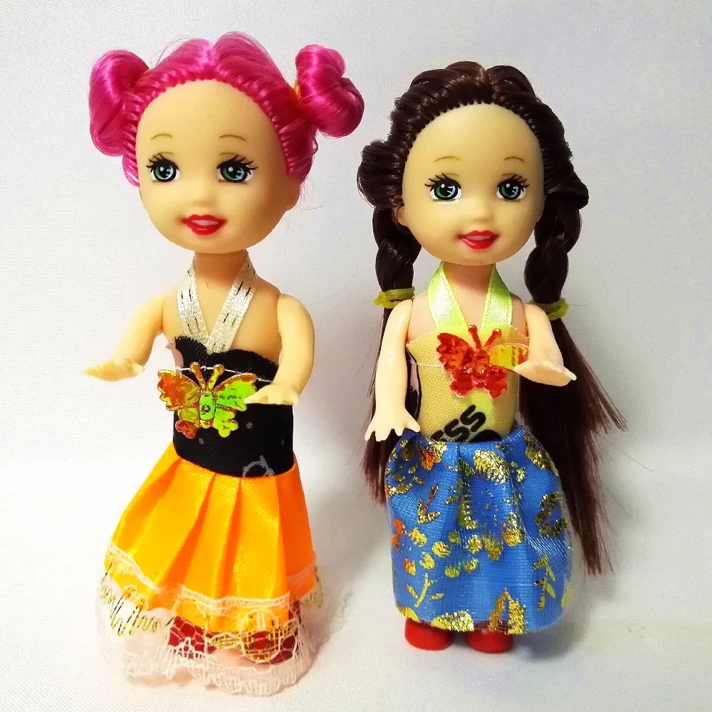 Игрушки для детей 5 человек куклы костюмы 1 мама/1 Папа/2 маленькая Келли/1 ребенок